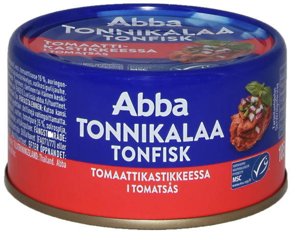 Abba Tonnikalaa Tomaattikastikkeessa