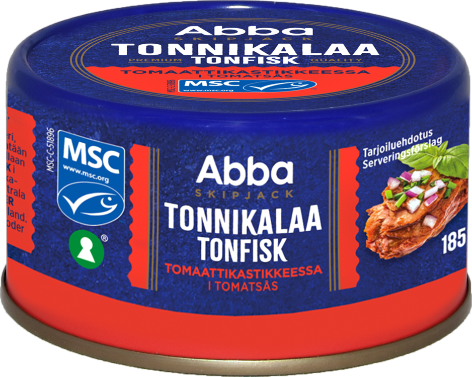 Abba Tonnikalaa tomaatissa MSC 185 g