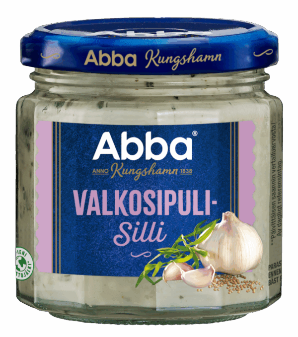 Abba Valkosipulisilli 225 g